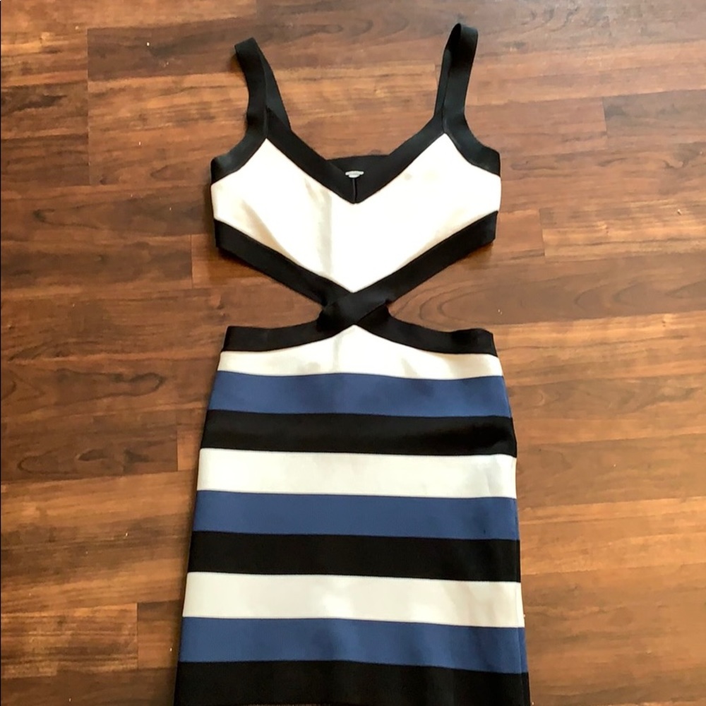 BCBG bondage dress